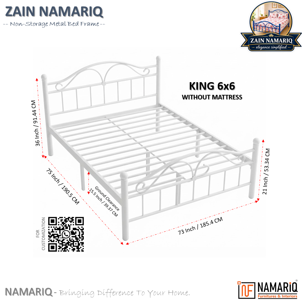 zain-namariq-wrought-iron-modern-metal-bed-cot-space-saving-bedroom-furniture-elegant-head-footboard-noise-free-easy-assembly-with-without-mattress-king-queen-single-sizes-powder-coated-white-color
