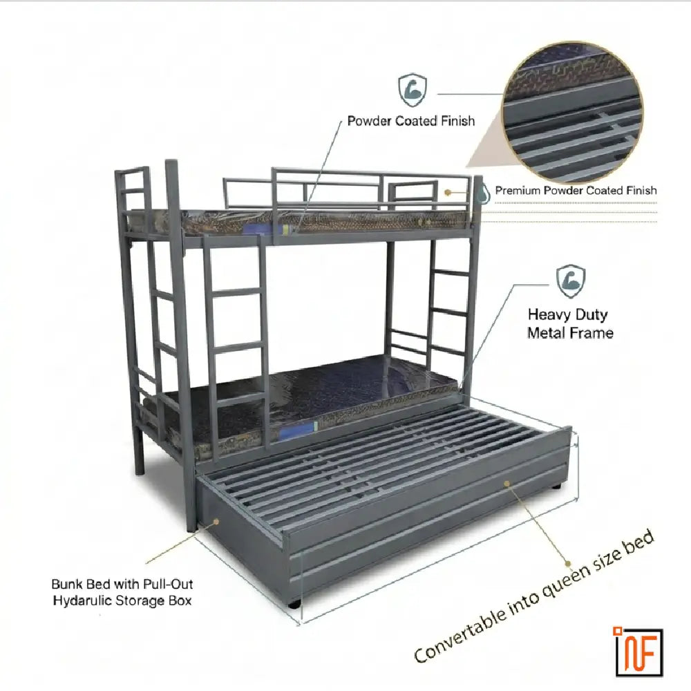 novus-namariq-twin-over-full-hydraulic-storage-triple-zone-bunk-bed-anti-rust-moisture-proof-powder-coated-finish-grey