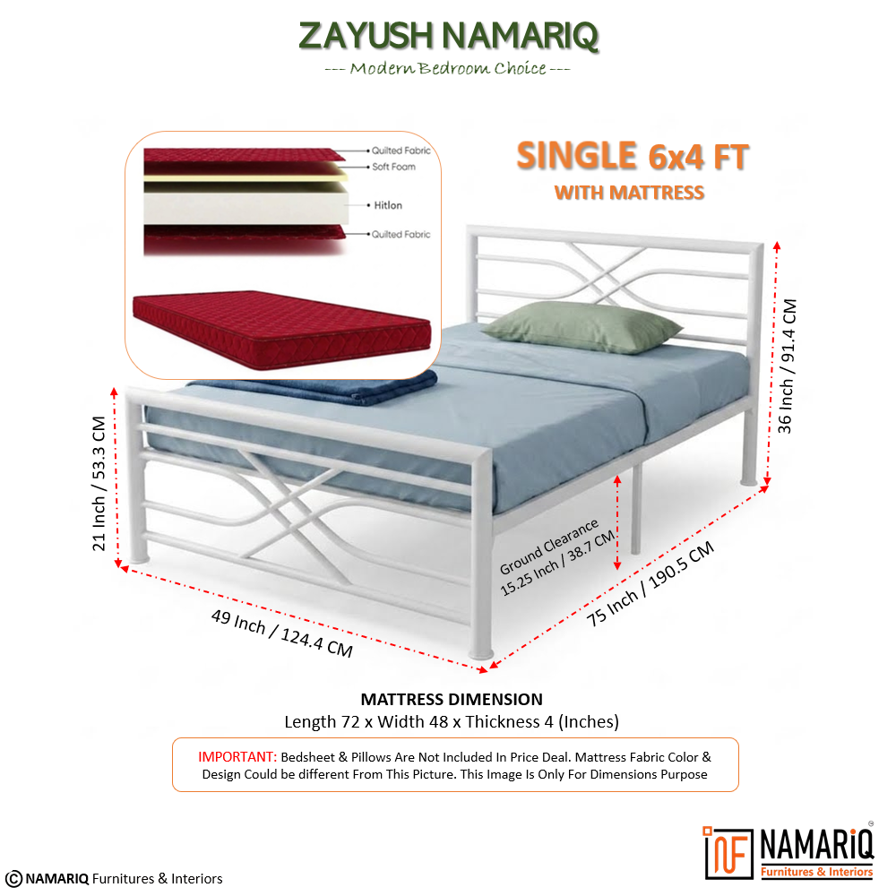 zayush-namariq-heavy-duty-metal-bed-frame-with-modern-geometric-headboard-footboard-bedroom-home-furniture-with-without-mattress-powder-coated-white-finish-king-queen-single-sizes