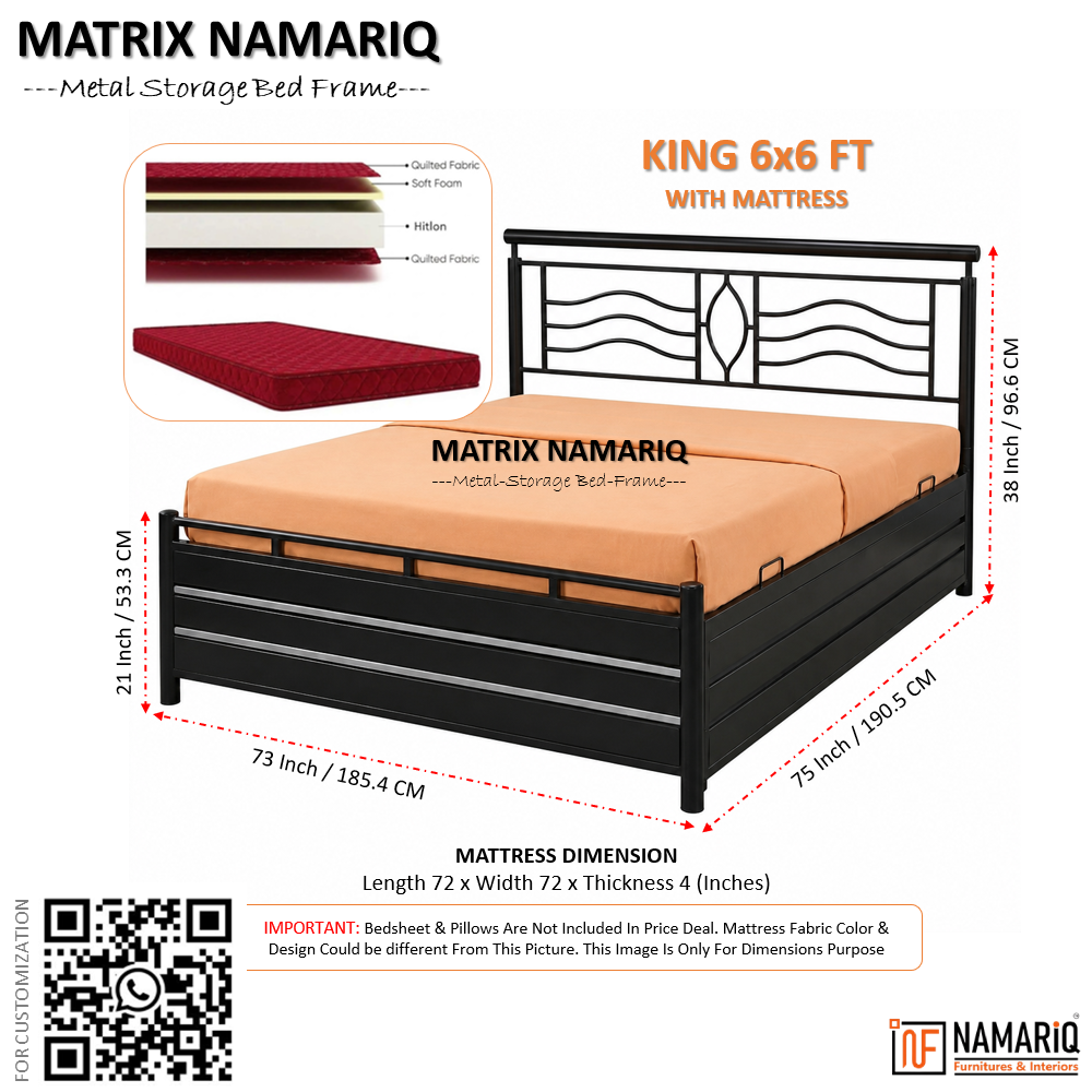 matrix-namariq-hydraulic-box-storage-metal-bed-frame-with-designer-headboard-bedroom-furniture-easy-assembly-premium-powder-coated-king-queen-single-sizes-black-color