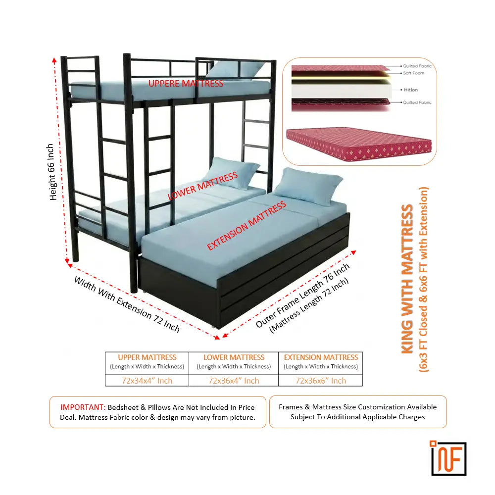 novus-namariq-twin-over-full-hydraulic-storage-triple-zone-bunk-bed-anti-rust-moisture-proof-powder-coated-finish-black