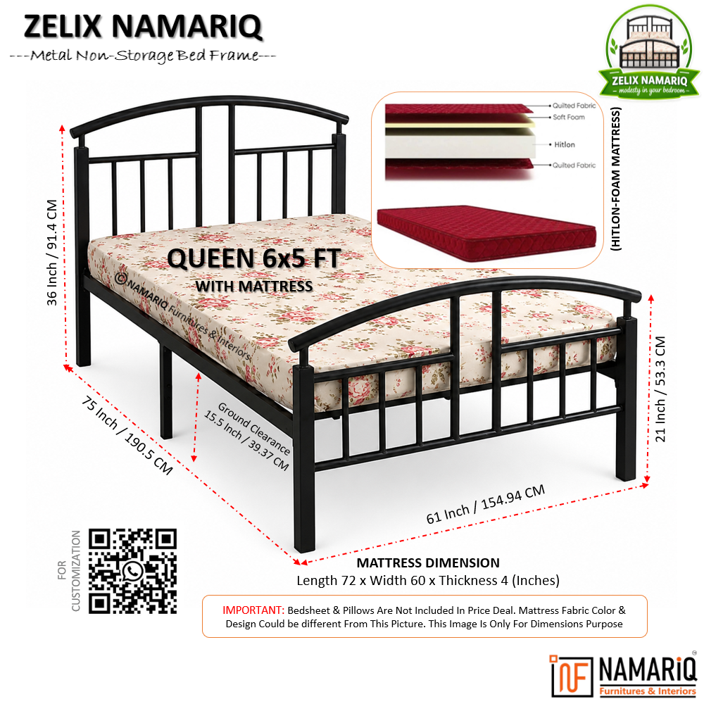 zelix-namariq-wrought-iron-metal-bed-without-inbuilt-storage-box-space-saving-bedroom-living-room-cot-bed-king-queen-single-sizes-with-without-mattress-black-color