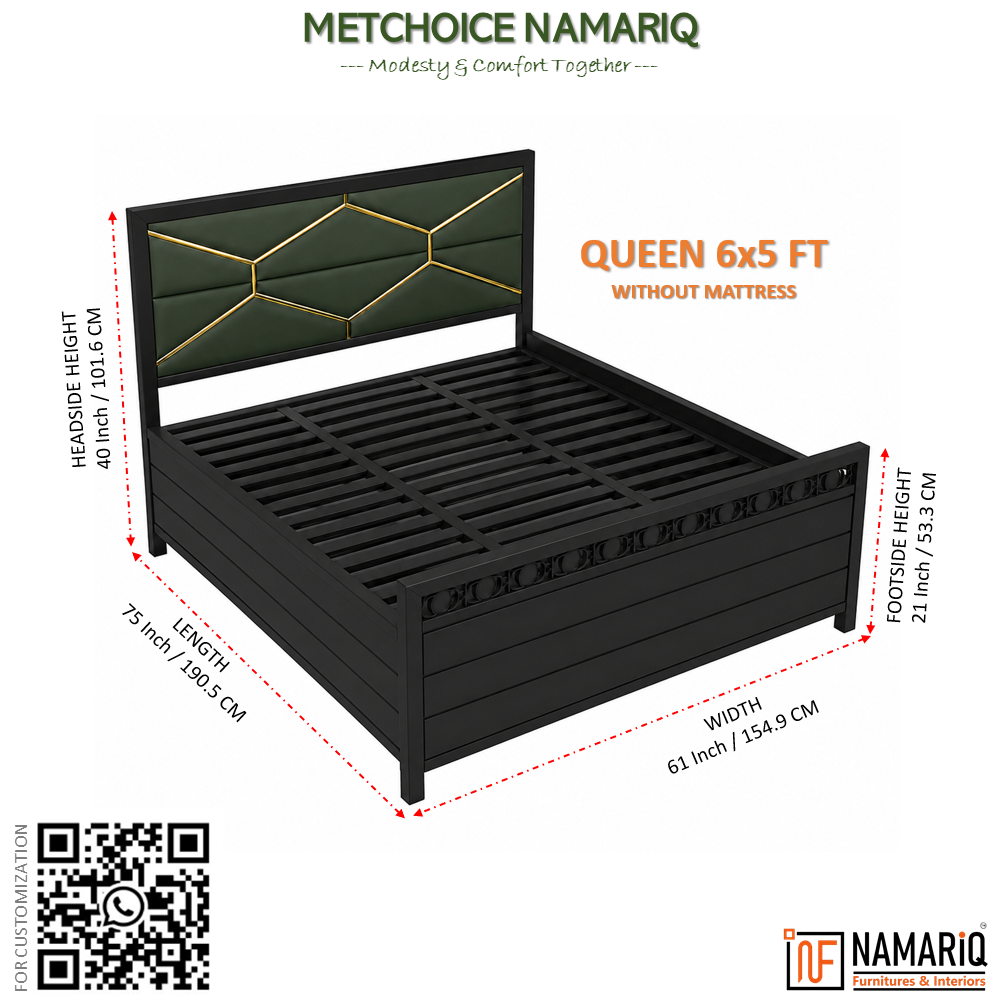 metchoice-namariq-hydraulic-storage-box-metal-bed-frame-with-tufted-fabric-green-golden-headboard-bedroom-furniture-easy-assembly-premium-powder-coated-king-queen-single-sizes-black-color