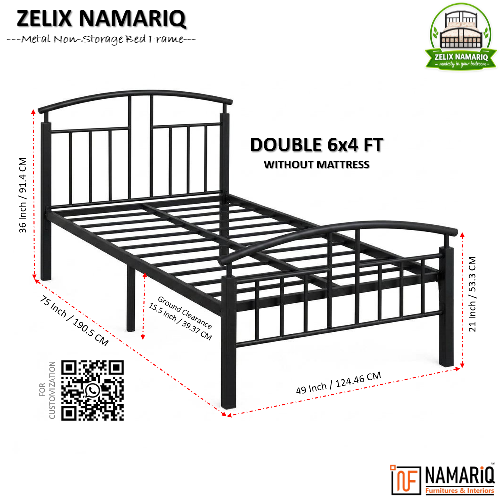 zelix-namariq-wrought-iron-metal-bed-without-inbuilt-storage-box-space-saving-bedroom-living-room-cot-bed-king-queen-single-sizes-with-without-mattress-black-color