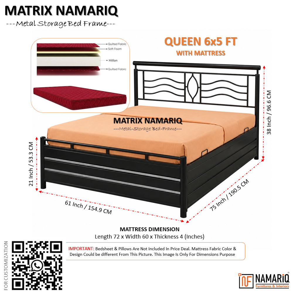 matrix-namariq-hydraulic-box-storage-metal-bed-frame-with-designer-headboard-bedroom-furniture-easy-assembly-premium-powder-coated-king-queen-single-sizes-black-color