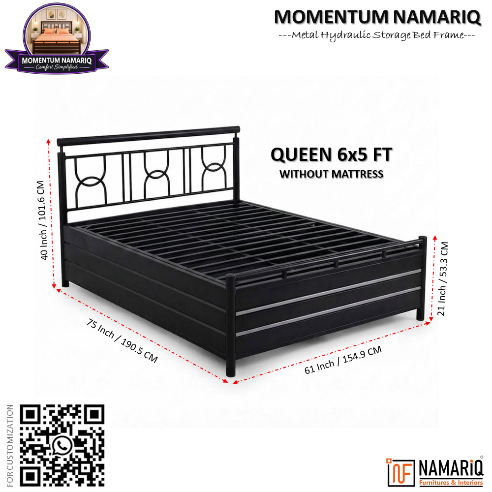 momentum-namariq-heavy-duty-hydraulic-storage-metal-bed-frame-with-designer-headboard-bedroom-furniture-easy-assembly-premium-powder-coated-king-queen-single-sizes-black-color