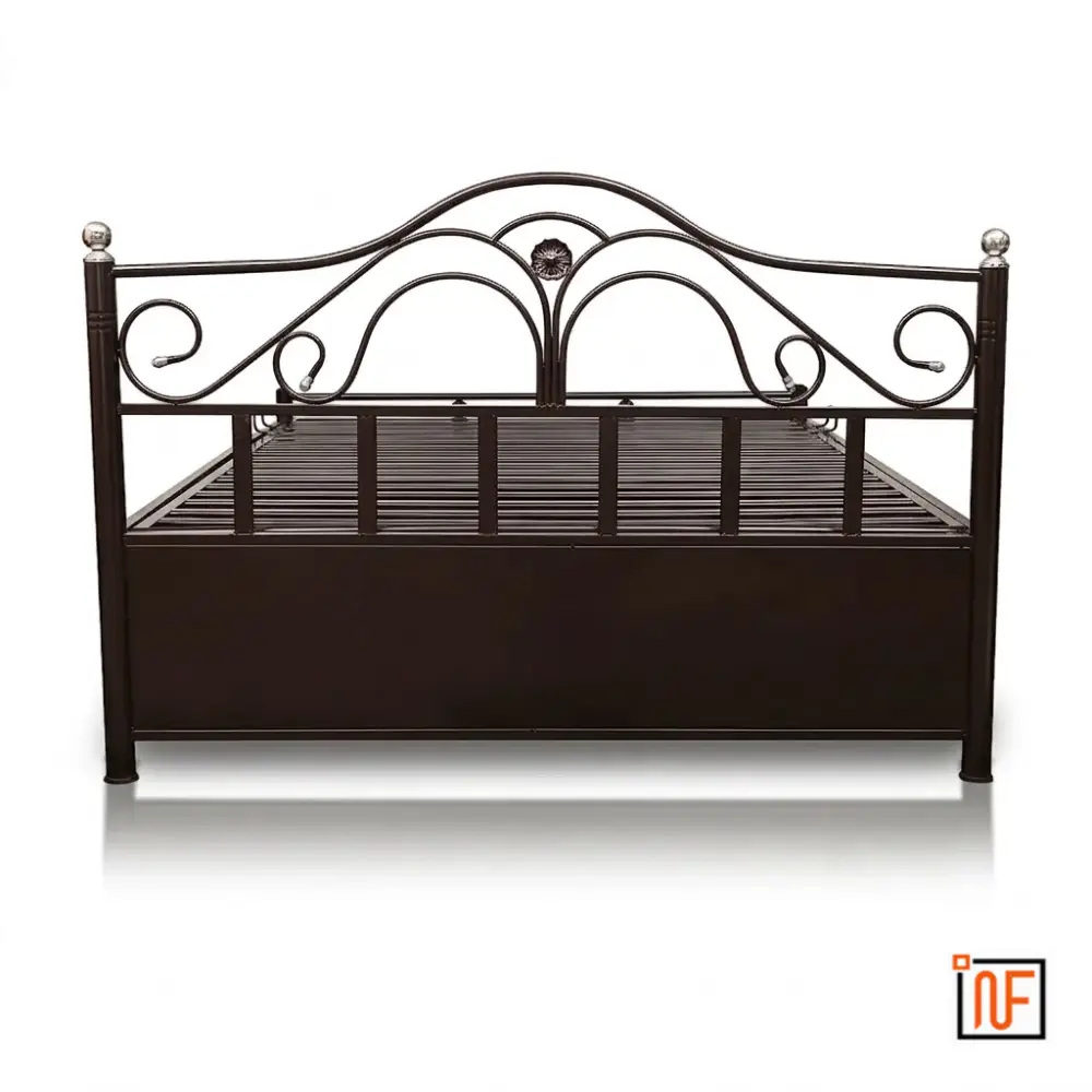 montrose-namariq-romantically-designed-wrought-iron-metal-bed-with-hydraulic-box-storage-water-resistant-anti-rust-powder-coated-finish-brown
