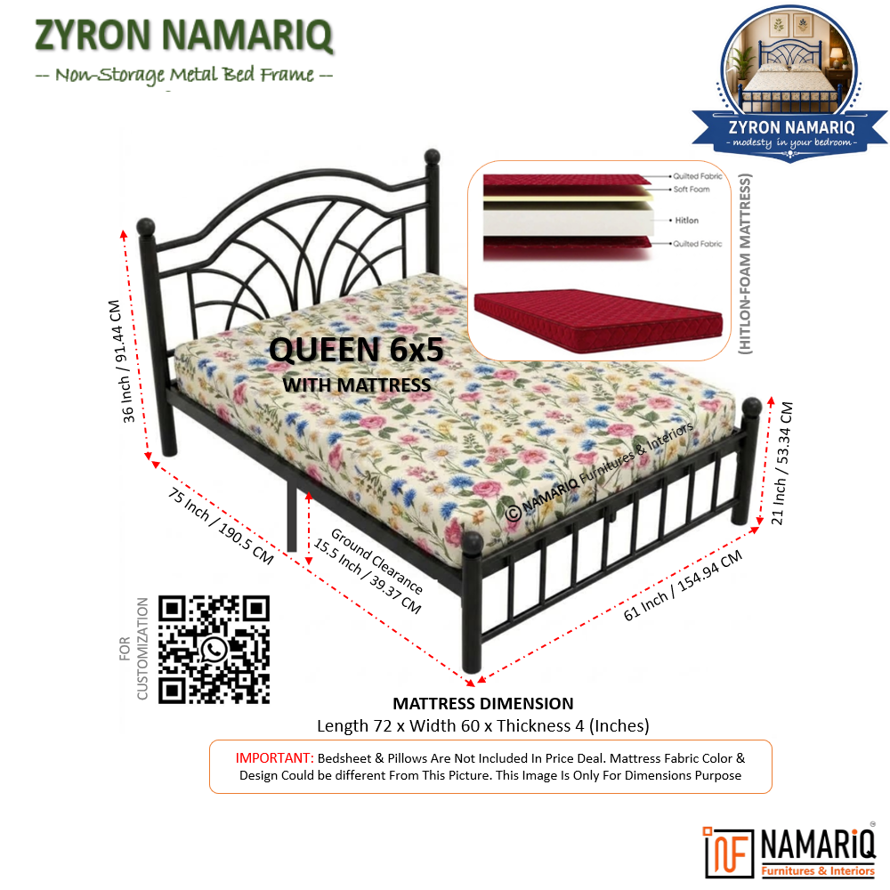 zyron-namariq-solid-wrought-iron-metal-bed-cot-without-inbuilt-storage-box-space-saving-bedroom-furniture-artistic-head-footboard-with-without-mattress-king-queen-single-sizes-powder-coated-black-color