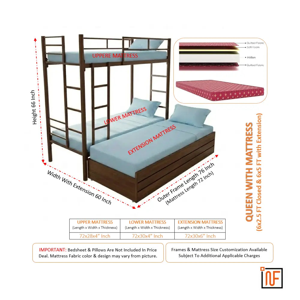 novus-namariq-twin-over-full-hydraulic-storage-triple-zone-bunk-bed-anti-rust-moisture-proof-powder-coated-finish-brown