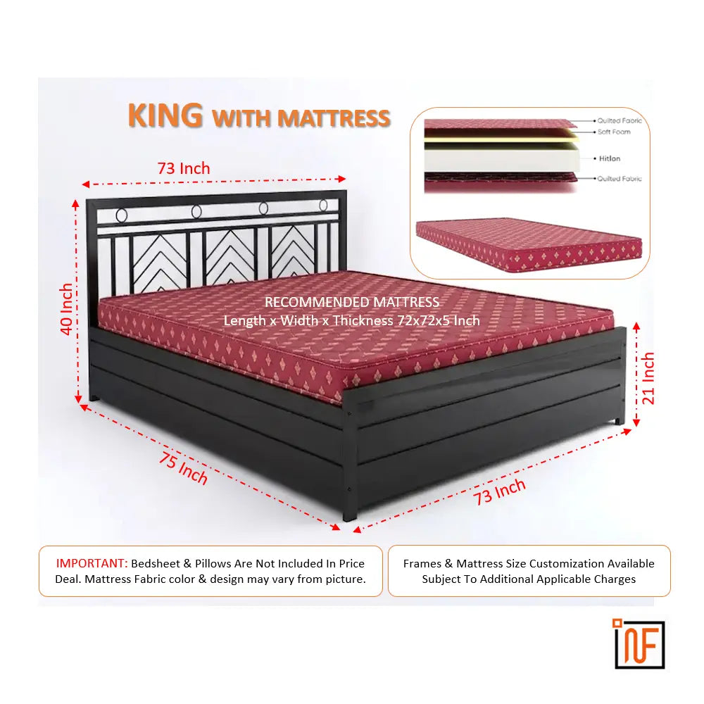 maitra-namariq-modern-metal-bed-with-hydraulic-box-storage-water-resistant-anti-rust-powder-coated-finish-black