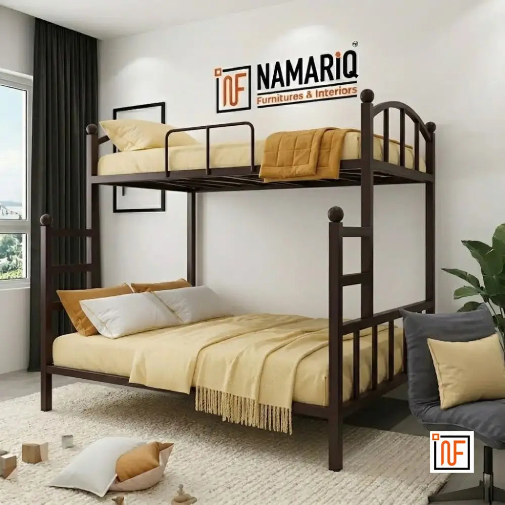 dominus-namariq-twin-over-full-heavy-duty-metal-bunk-bed-anti-rust-water-resistant-powder-coated-finish-black-brown-ivory