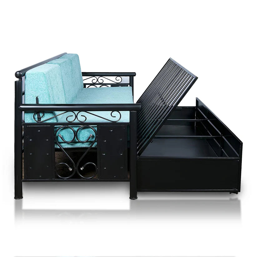 numaiz-metal-matte-finish-black-sofa-cum-bed-with-hydraulic-storage-3-seater-black-frame-light-turquoise