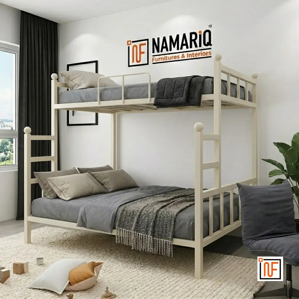dominus-namariq-twin-over-full-heavy-duty-metal-bunk-bed-anti-rust-water-resistant-powder-coated-finish-black-brown-ivory