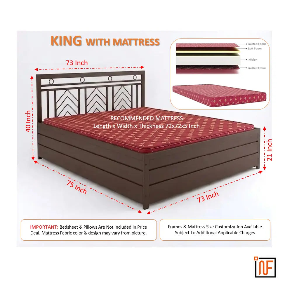 maitra-namariq-modern-metal-bed-with-hydraulic-box-storage-water-resistant-anti-rust-powder-coated-finish-brown