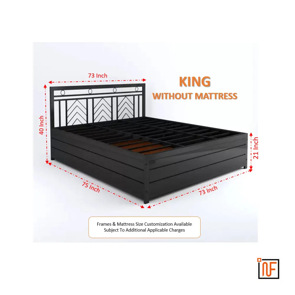 maitra-namariq-modern-metal-bed-with-hydraulic-box-storage-water-resistant-anti-rust-powder-coated-finish-black