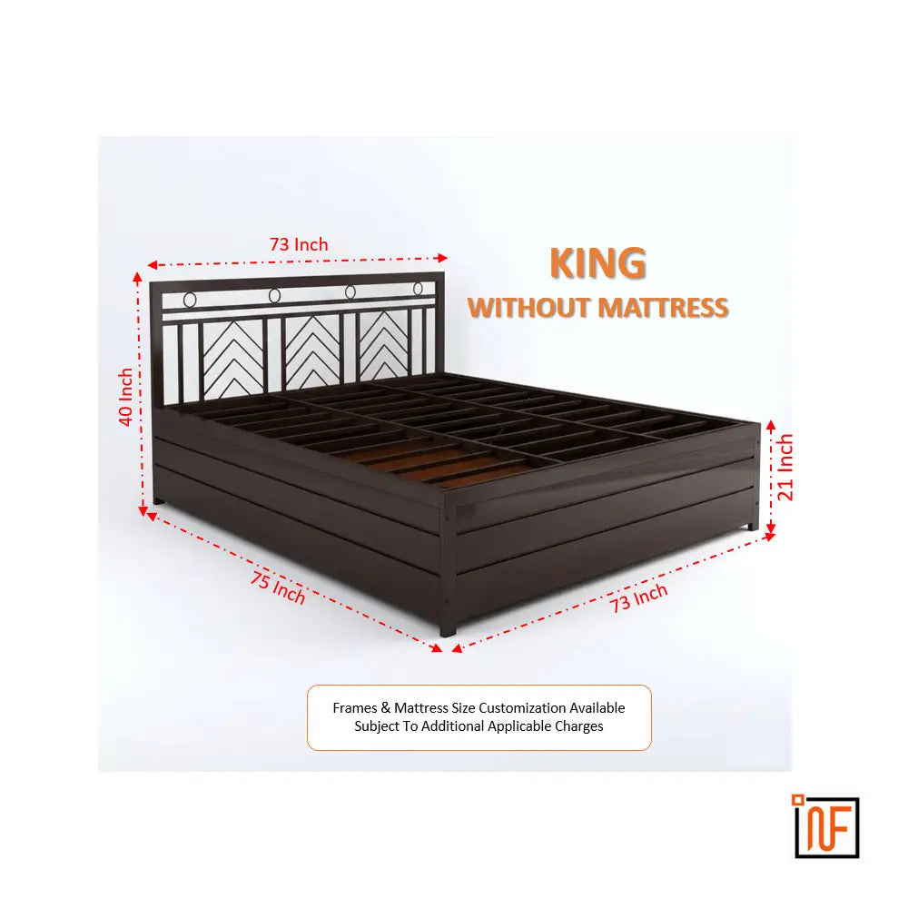 maitra-namariq-modern-metal-bed-with-hydraulic-box-storage-water-resistant-anti-rust-powder-coated-finish-brown