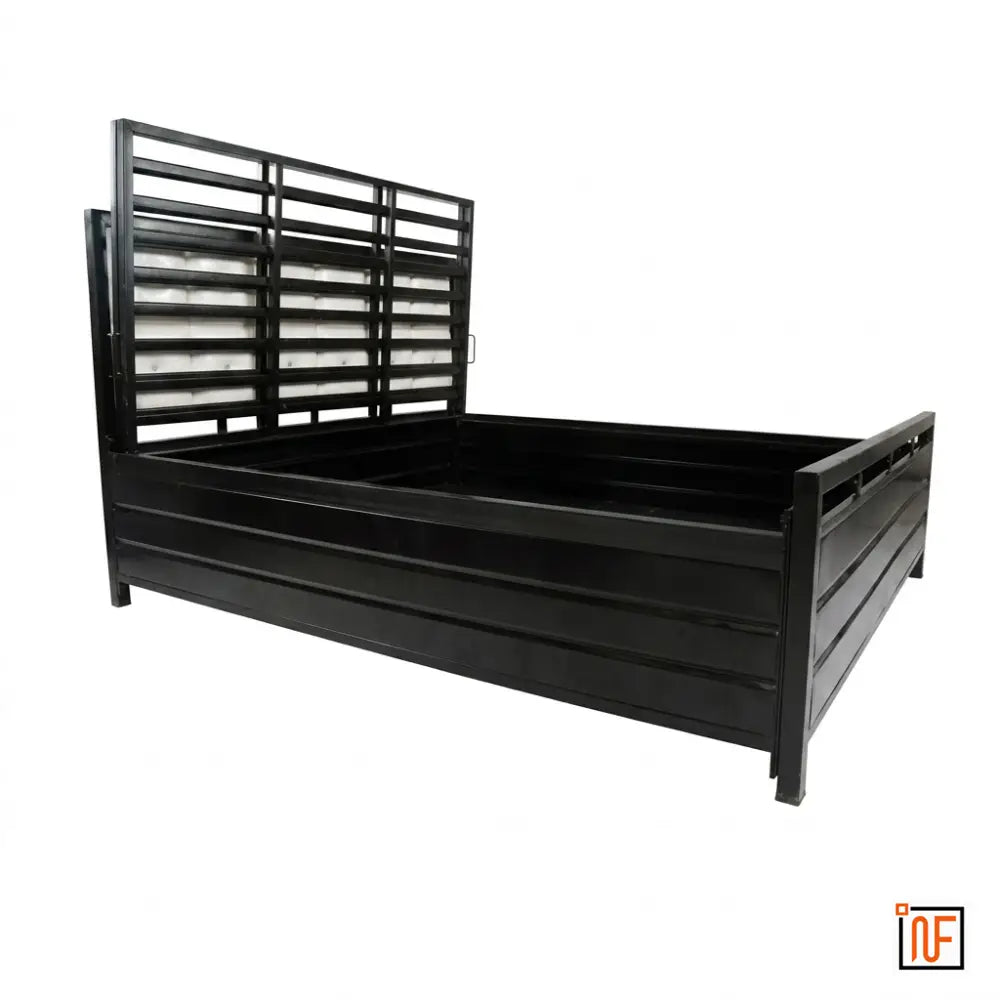 majestic-namariq-stylish-metal-bed-with-hydraulic-box-storage-headboard-cushion-water-resistant-anti-rust-powder-coated-finish-black