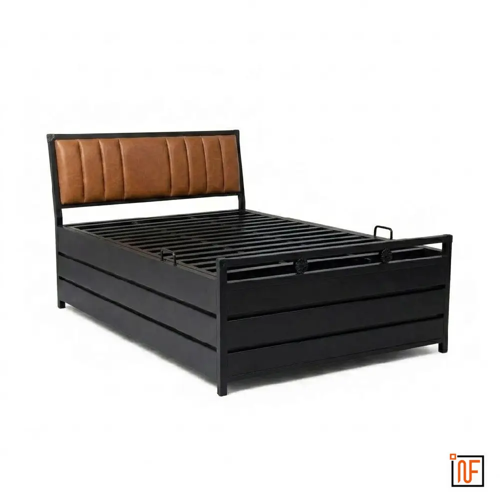 marquis-namariq-premium-metal-bed-with-hydraulic-box-storage-headboard-cushion-water-resistant-anti-rust-powder-coated-finish-black