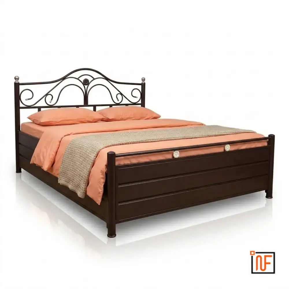 montrose-namariq-romantically-designed-wrought-iron-metal-bed-with-hydraulic-box-storage-water-resistant-anti-rust-powder-coated-finish-brown