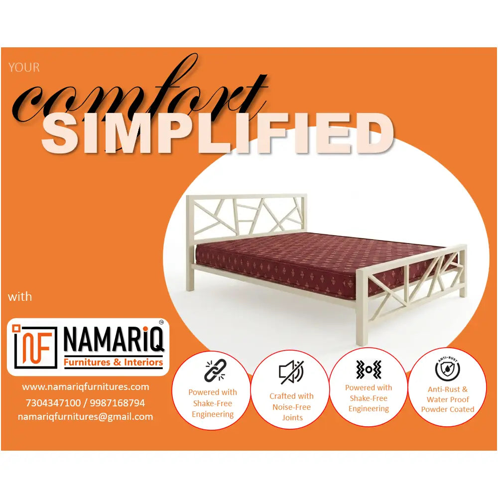 executive-namariq-modern-geometric-x-pattern-solid-metal-bed-without-inbuilt-storage-water-resistant-anti-rust-powder-coated-finish-ivory