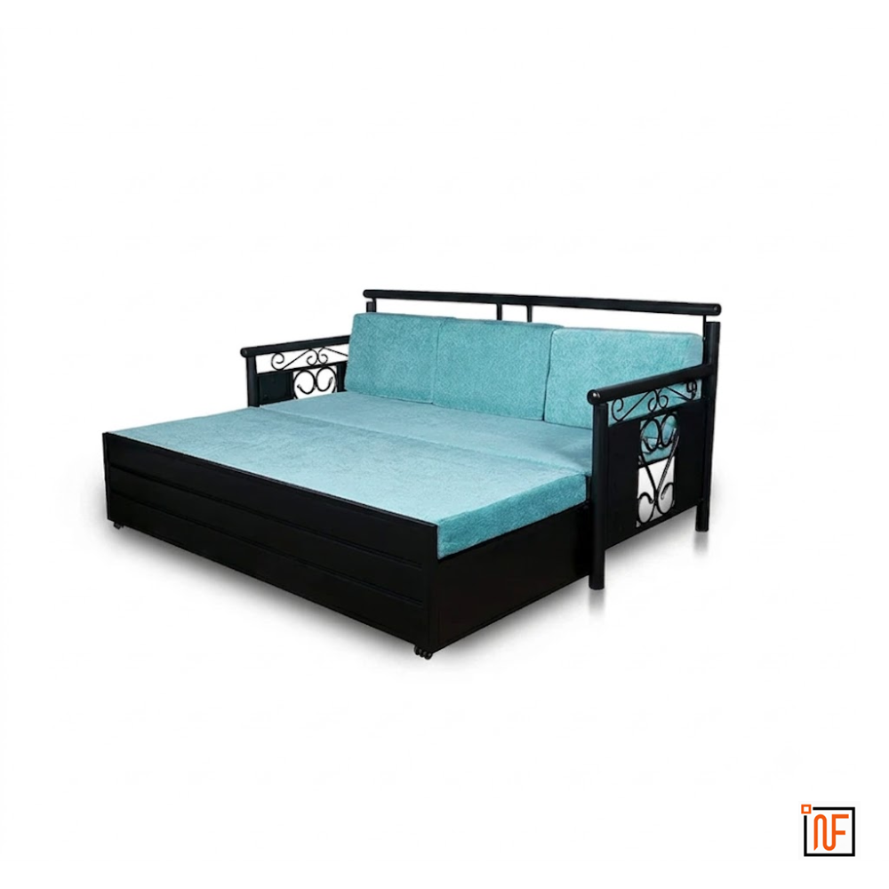 oasis-namariq-elegant-metal-sofa-cum-bed-with-hydraulic-box-storage-for-bedroom-living-room-water-resistant-anti-rust-powder-coated-finish-black-aqua-combination