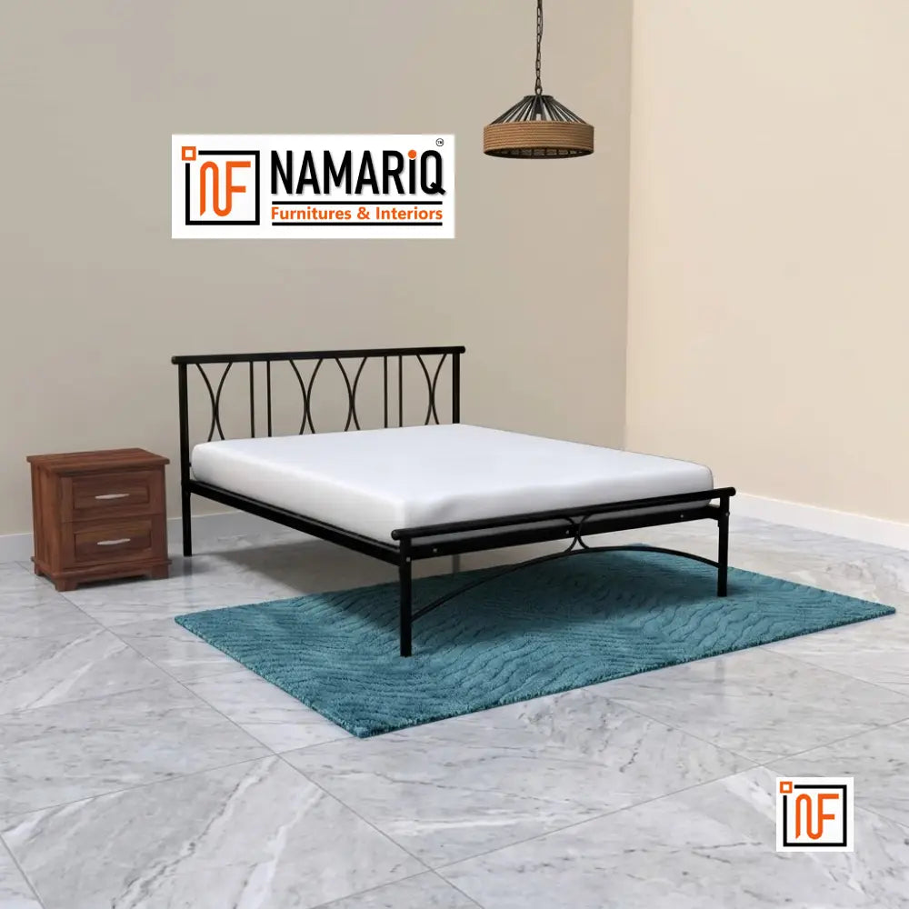 curve-namariq-stylish-sleek-crafted-bed-without-inbuilt-storage-water-resistant-anti-rust-powder-coated-finish-black