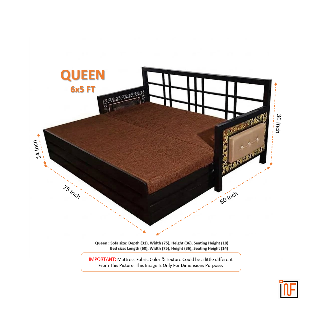 orbit-namariq-carbin-frame-metal-sofa-cum-bed-convertible-sofa-cum-bed-with-hydraulic-box-storage-for-bedroom-living-room-water-resistant-anti-rust-powder-coated-finish-black-brown-combination