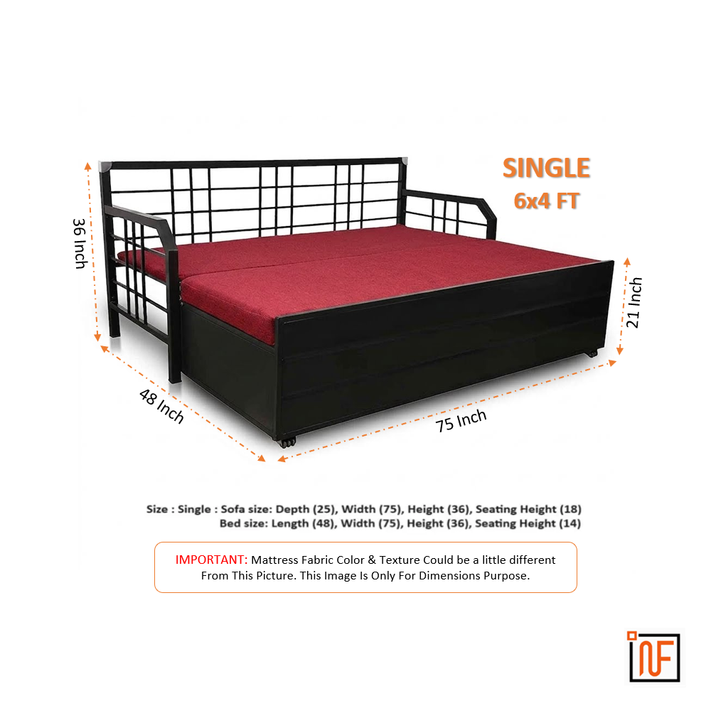 omega-namariq-minimalist-design-wrought-metal-sofa-cum-bed-convertible-sofa-cum-bed-with-hydraulic-box-storage-for-bedroom-living-room-water-resistant-anti-rust-powder-coated-finish-black-red-combination
