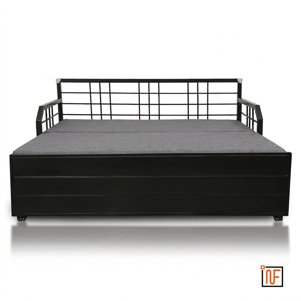 omega-namariq-minimalist-design-wrought-metal-sofa-cum-bed-convertible-sofa-cum-bed-with-hydraulic-box-storage-for-bedroom-living-room-water-resistant-anti-rust-powder-coated-finish-black-grey-combination