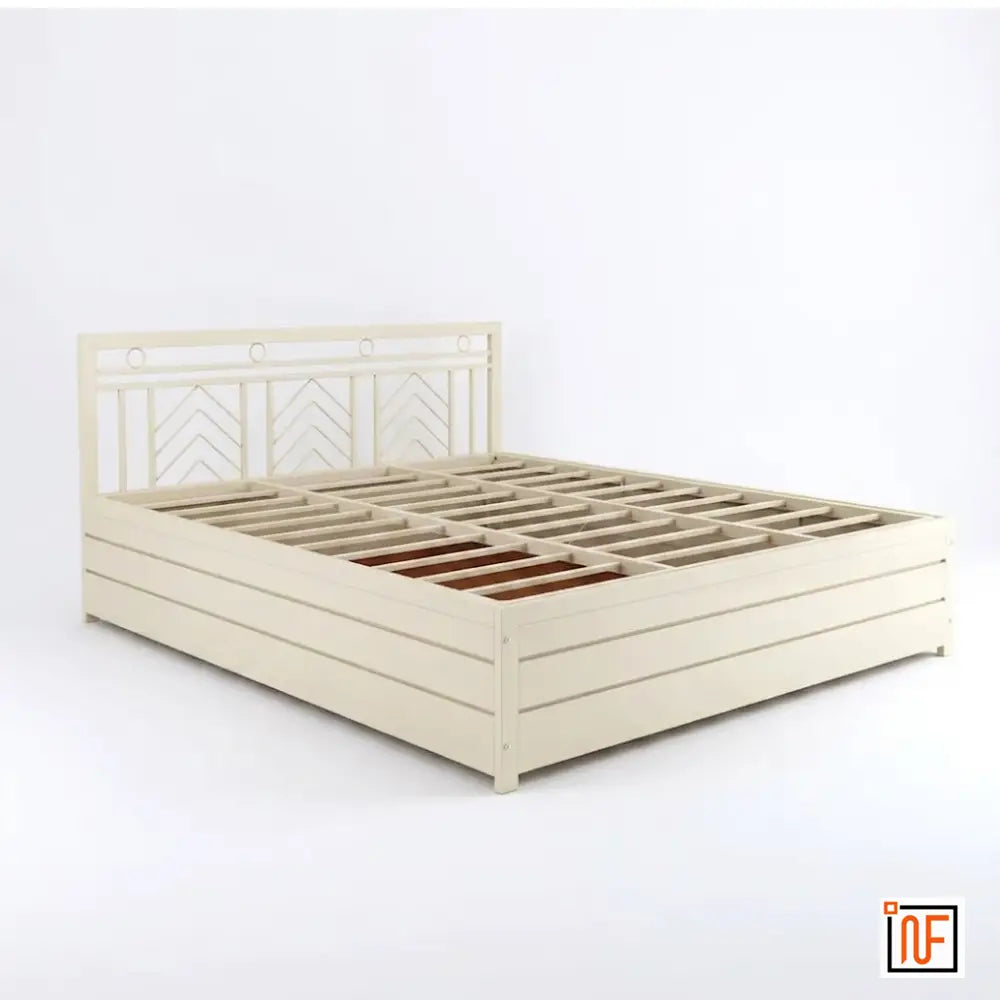 maitra-namariq-modern-metal-bed-with-hydraulic-box-storage-water-resistant-anti-rust-powder-coated-finish-ivory