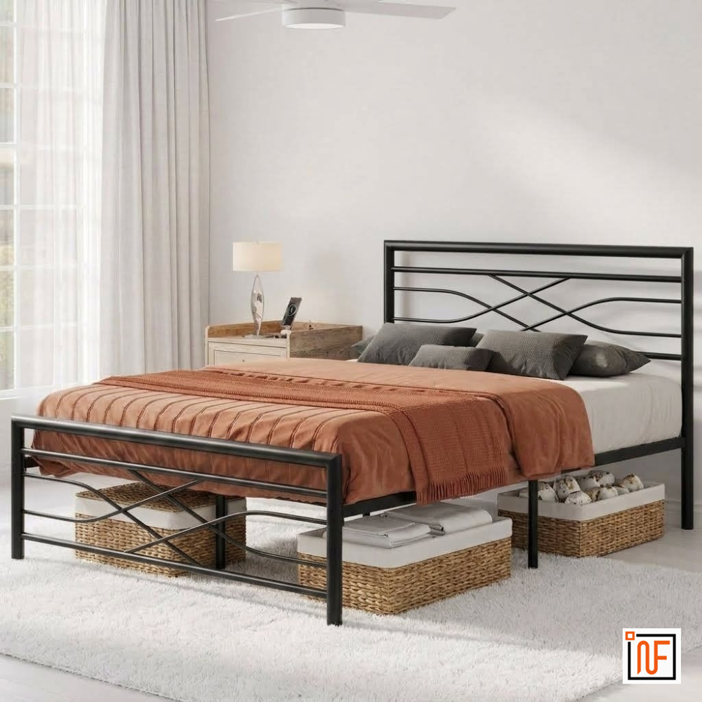 zayush-namariq-stylish-sleek-wrought-iron-metal-bed-for-bedroom-without-inbuilt-storage-water-resistant-anti-rust-powder-coated-finish-black