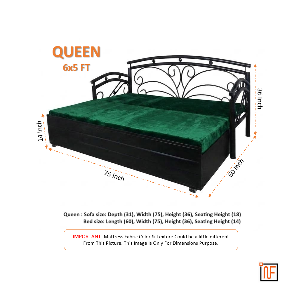 onyx-namariq-butterfly-design-frame-metal-sofa-cum-bed-convertible-sofa-cum-bed-with-hydraulic-box-storage-for-bedroom-living-room-water-resistant-anti-rust-powder-coated-finish-black-green-tone