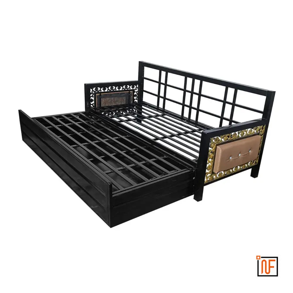 orbit-namariq-carbin-frame-metal-sofa-cum-bed-convertible-sofa-cum-bed-with-hydraulic-box-storage-for-bedroom-living-room-water-resistant-anti-rust-powder-coated-finish-black-red-combination