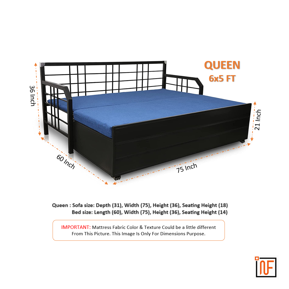 omega-namariq-minimalist-design-wrought-metal-sofa-cum-bed-convertible-sofa-cum-bed-with-hydraulic-box-storage-for-bedroom-living-room-water-resistant-anti-rust-powder-coated-finish-black-blue-combination