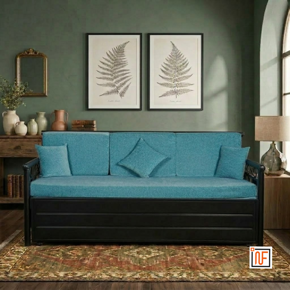 oasis-namariq-elegant-metal-sofa-cum-bed-with-hydraulic-box-storage-for-bedroom-living-room-water-resistant-anti-rust-powder-coated-finish-black-aqua-combination