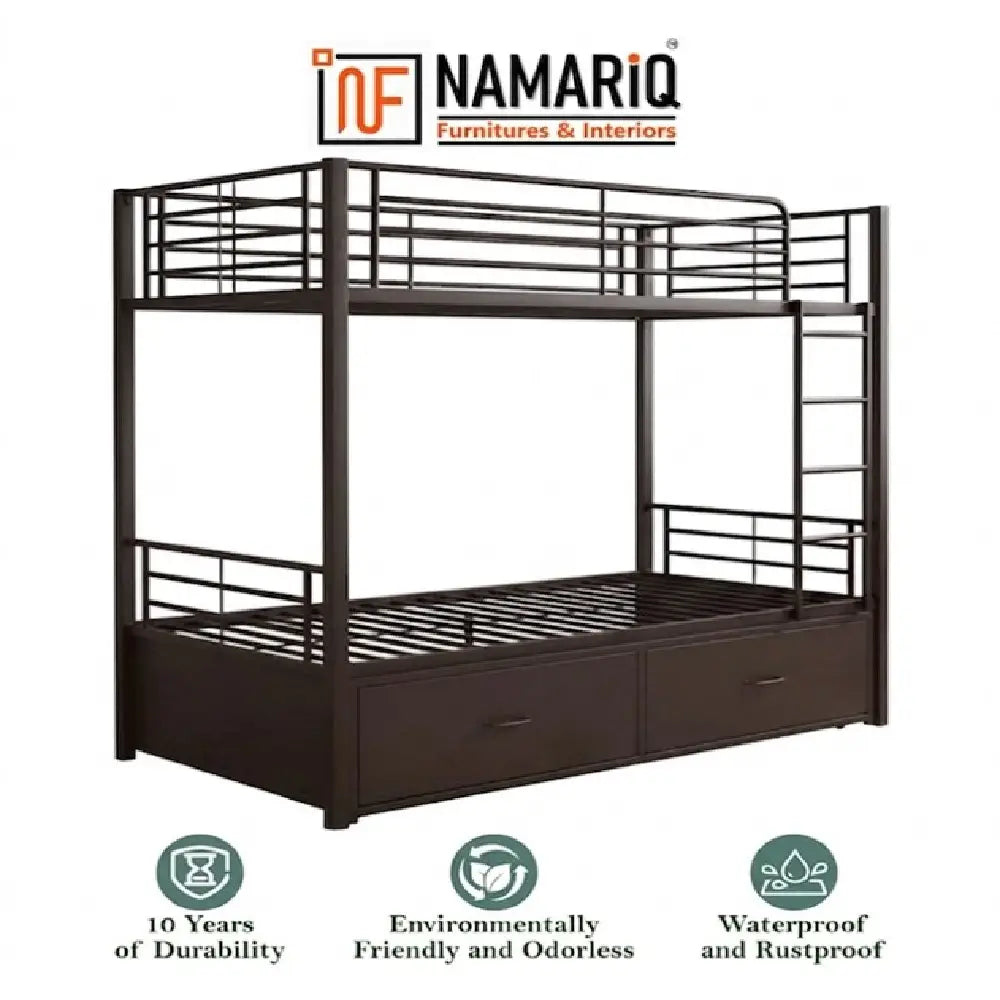 yugma-namariq-twin-over-twin-heavy-duty-metal-bunk-bed-with-integrated-dual-drawer-storage-anti-rust-water-resistant-powder-coated-finish-dark-brown