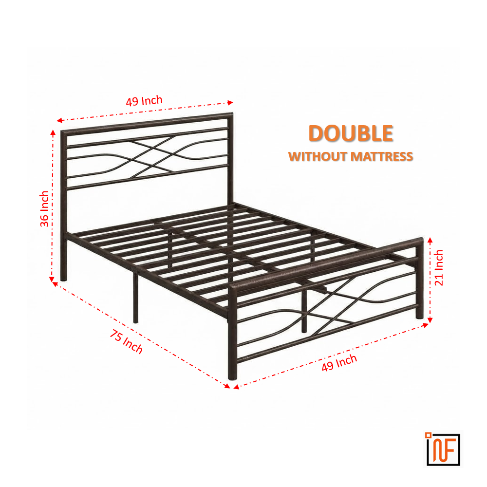 zayush-namariq-stylish-sleek-wrought-iron-metal-bed-for-bedroom-without-inbuilt-storage-water-resistant-anti-rust-powder-coated-finish-brown