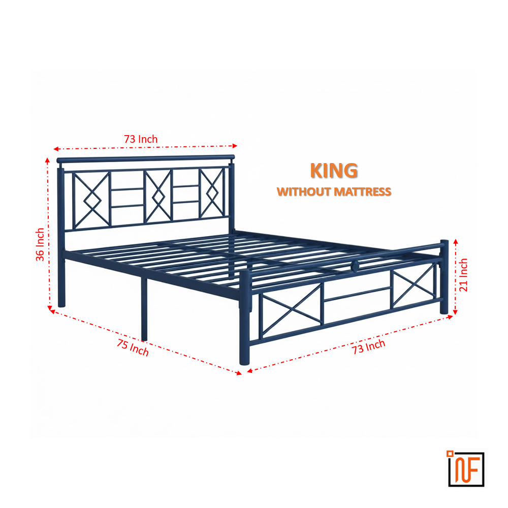 zurex-namariq-stylish-sleek-wrought-iron-metal-bed-for-bedroom-without-inbuilt-storage-water-resistant-anti-rust-powder-coated-finish-blue