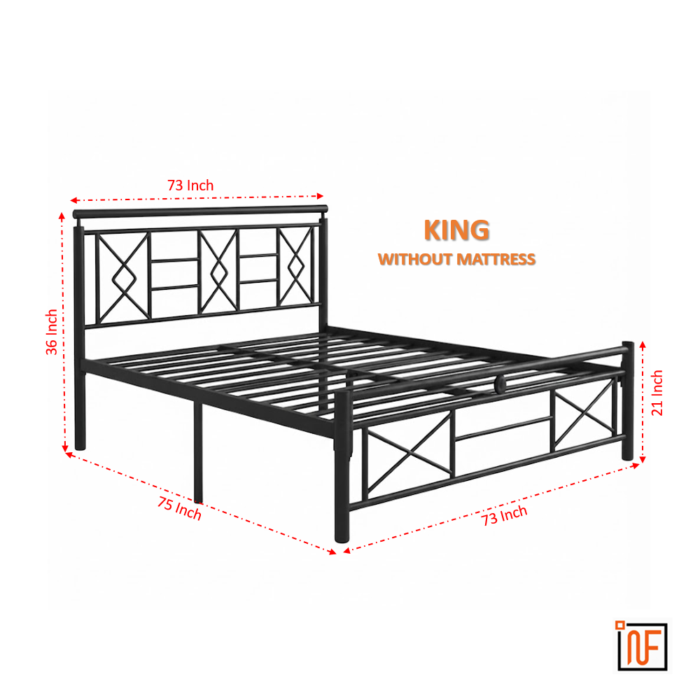 zurex-namariq-stylish-sleek-wrought-iron-metal-bed-for-bedroom-without-inbuilt-storage-water-resistant-anti-rust-powder-coated-finish-black