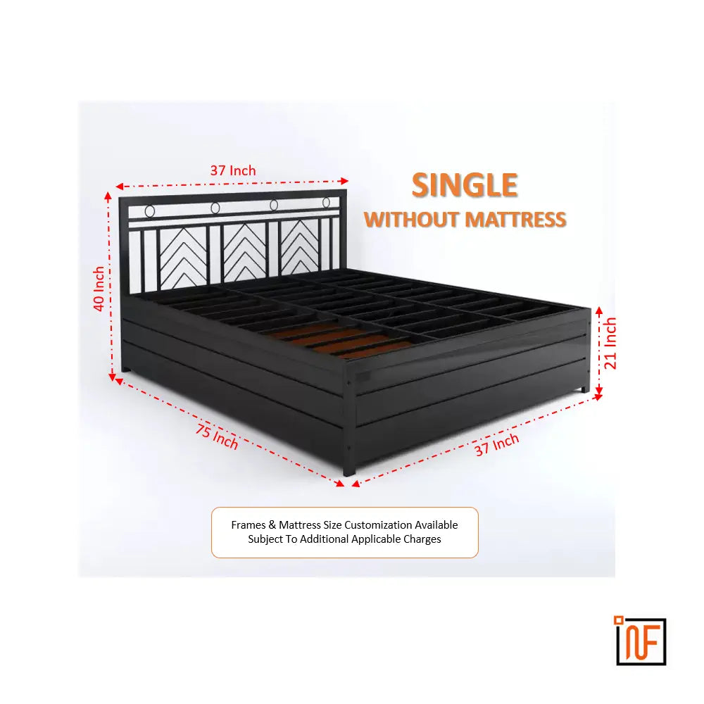 maitra-namariq-modern-metal-bed-with-hydraulic-box-storage-water-resistant-anti-rust-powder-coated-finish-black