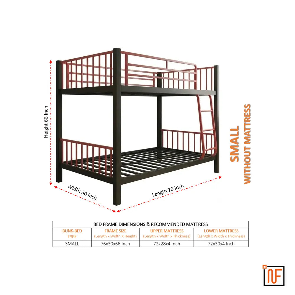 radiant-namariq-twin-over-twin-heavy-duty-metal-bunk-bed-anti-rust-water-resistant-powder-coated-finish-black-red-dual-tone