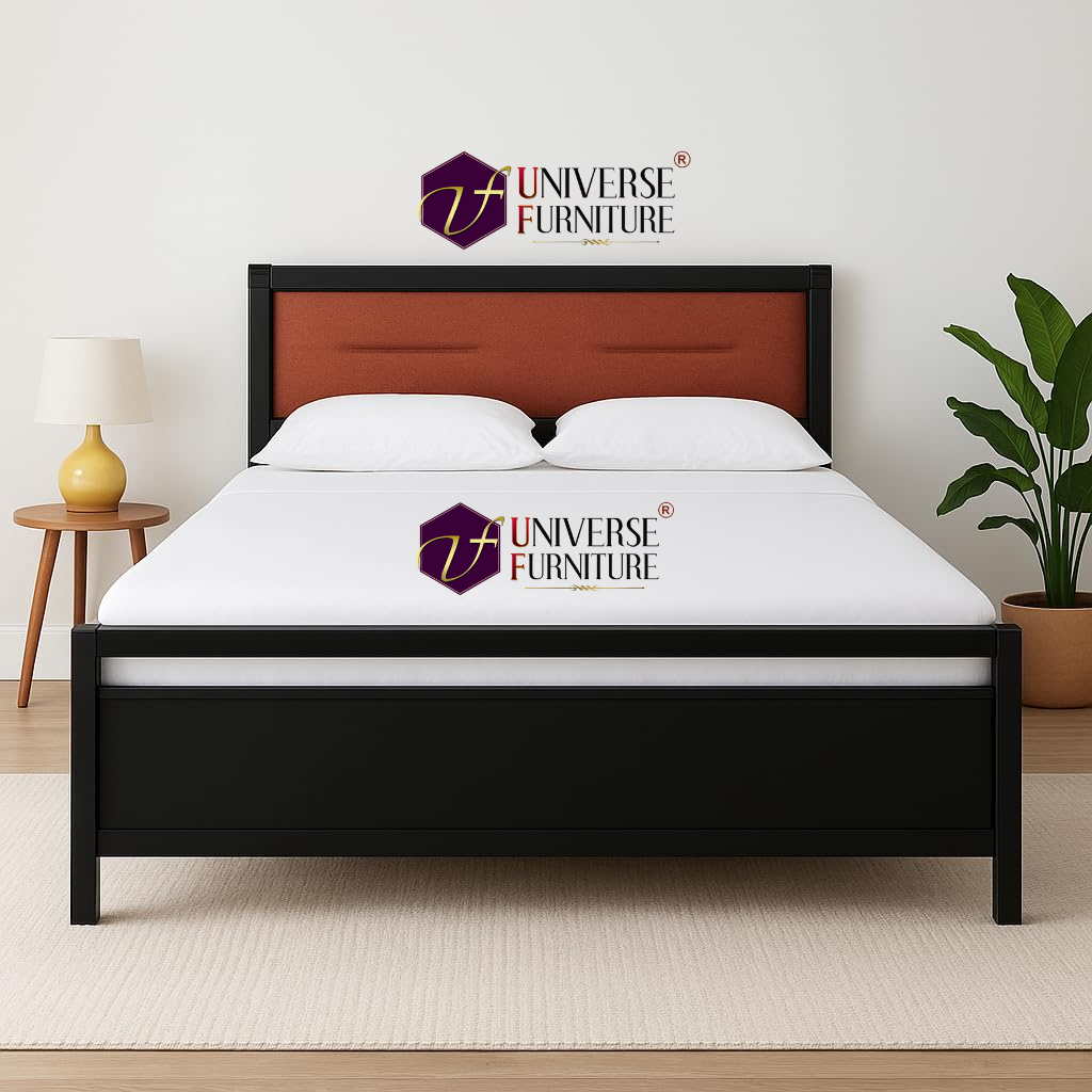 fulin-metal-box-storage-bed-in-black-powder-coating-finish-brown-headrest