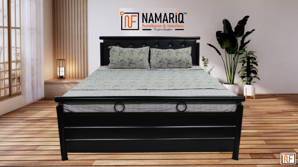 namariq-siaz-heavy-duty-metal-bunk-bed-with-storage-box-bed-in-black-powder-coating-finish-black-headrest-top-patra-sheet-without-mattress-queen-size-5x6