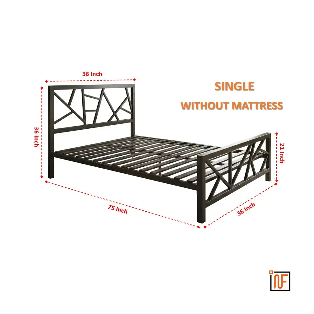 executive-namariq-modern-geometric-x-pattern-solid-metal-bed-without-inbuilt-storage-water-resistant-anti-rust-powder-coated-finish-black