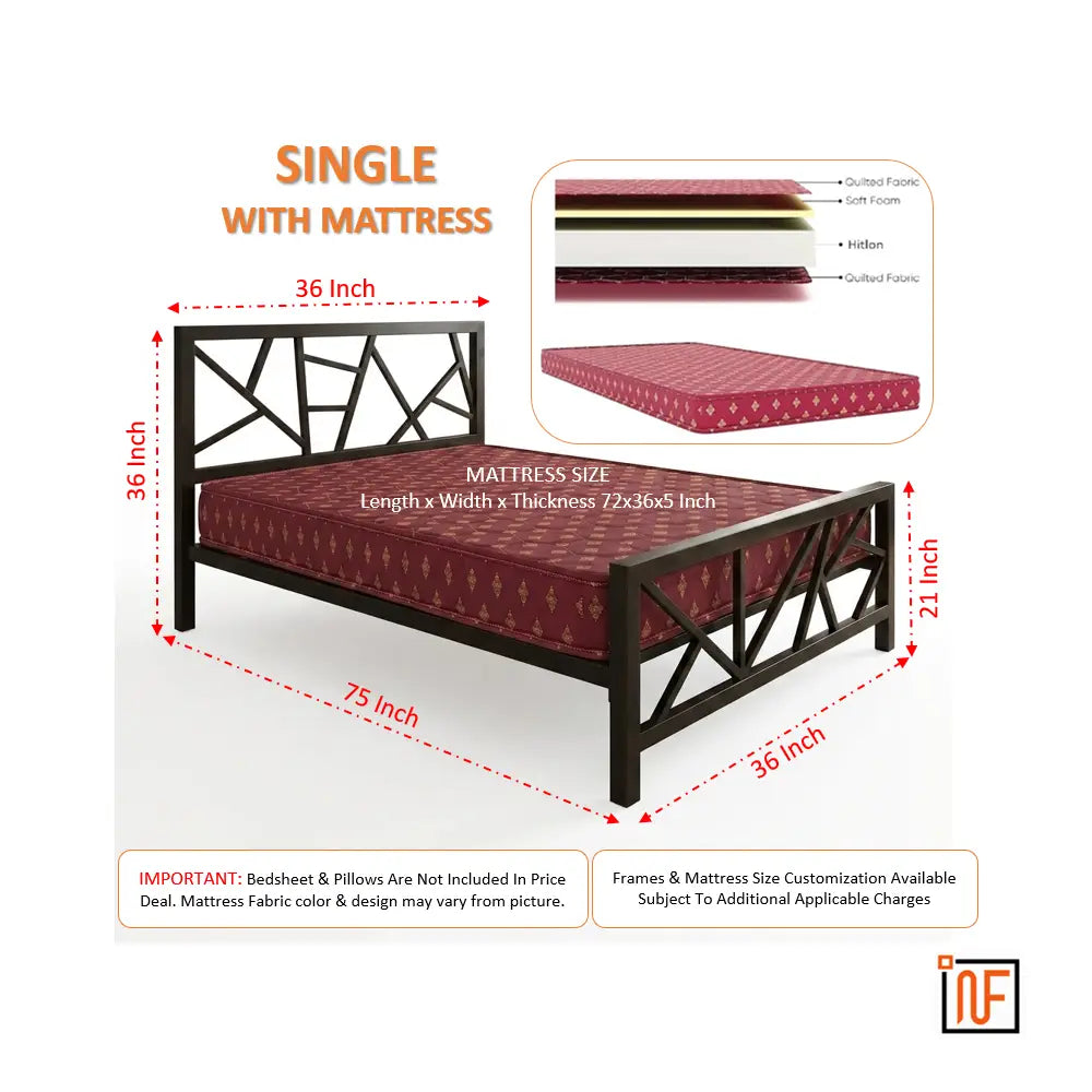 executive-namariq-modern-geometric-x-pattern-solid-metal-bed-without-inbuilt-storage-water-resistant-anti-rust-powder-coated-finish-black